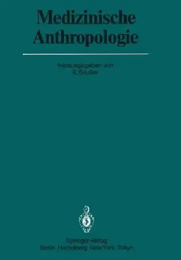 Cover of Medizinische Anthropologie