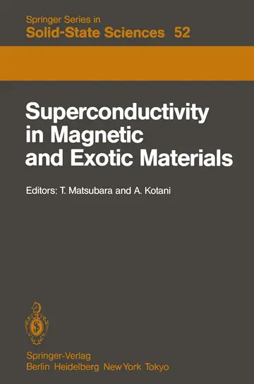 Cover of Superconductivity in Magnetic and Exotic Materials