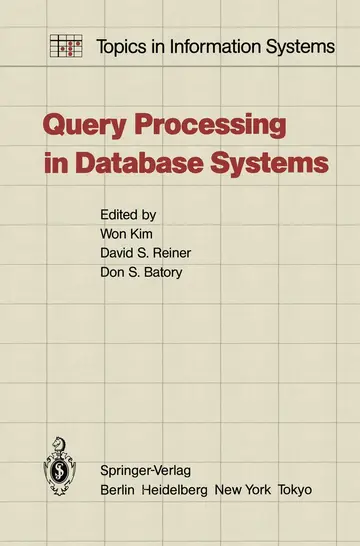 Cover of Query Processing in Database Systems