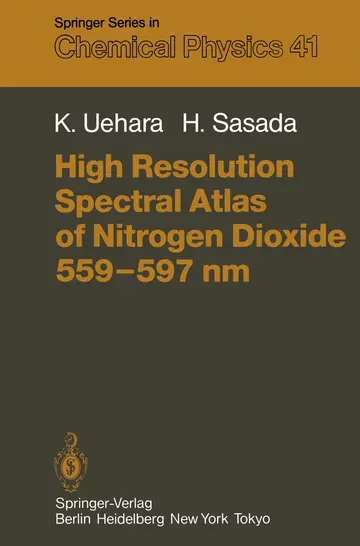 Cover of High Resolution Spectral Atlas of Nitrogen Dioxide 559 597 Nm