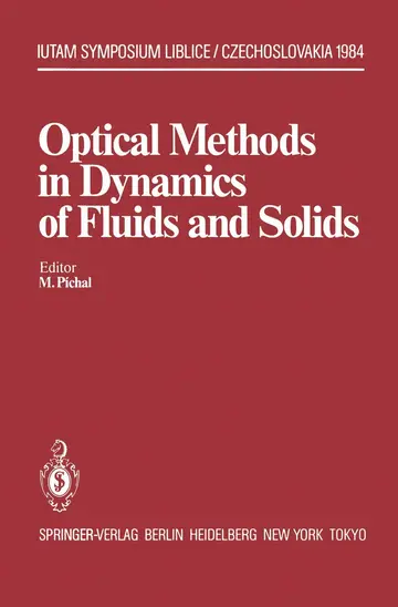 Cover of Optical Methods in Dynamics of Fluids and Solids