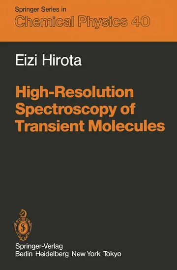 Cover of High-Resolution Spectroscopy of Transient Molecules