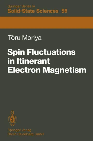Cover of Spin Fluctuations in Itinerant Electron Magnetism