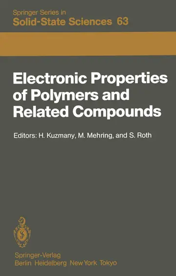 Cover of Electronic Properties of Polymers and Related Compounds