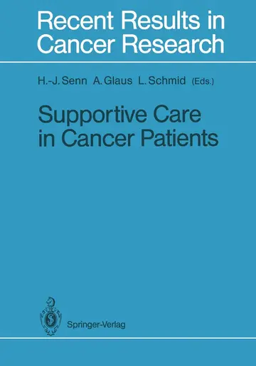 Cover of Supportive Care in Cancer Patients