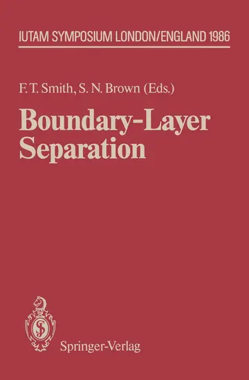 Cover of Boundary-Layer Separation