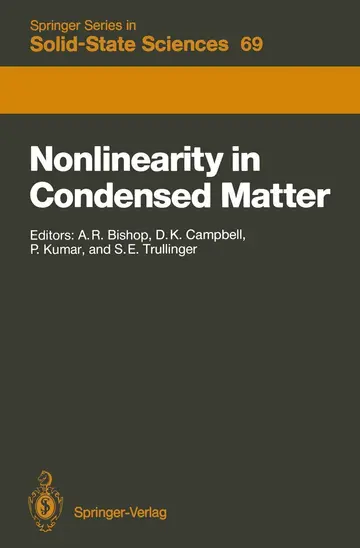 Cover of Nonlinearity in Condensed Matter