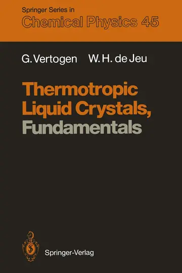 Cover of Thermotropic Liquid Crystals, Fundamentals