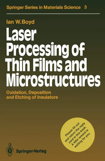 Cover of Laser Processing of Thin Films and Microstructures