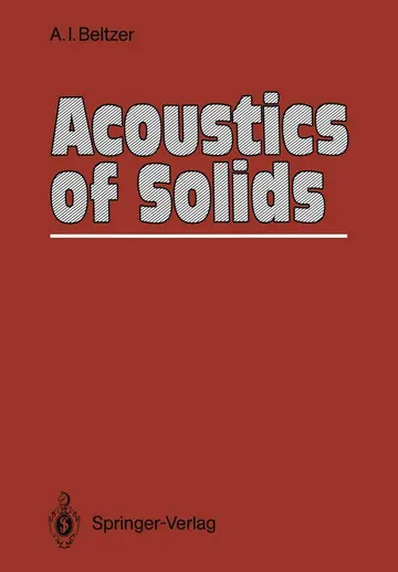 Cover of Acoustics of Solids