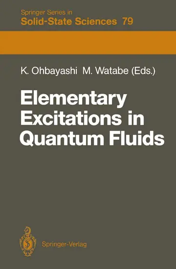 Cover of Elementary Excitations in Quantum Fluids