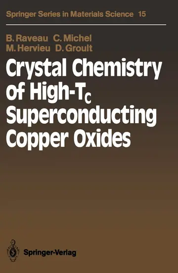 Cover of Crystal Chemistry of High-tc Superconducting Copper Oxides