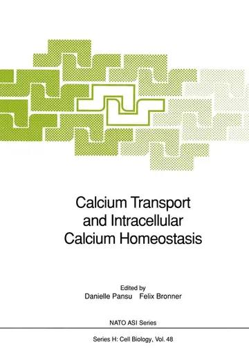Cover of Calcium Transport and Intracellular Calcium Homeostasis