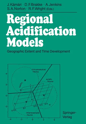 Cover of Regional Acidification Models