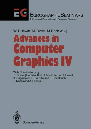Cover of Advances in Computer Graphics IV