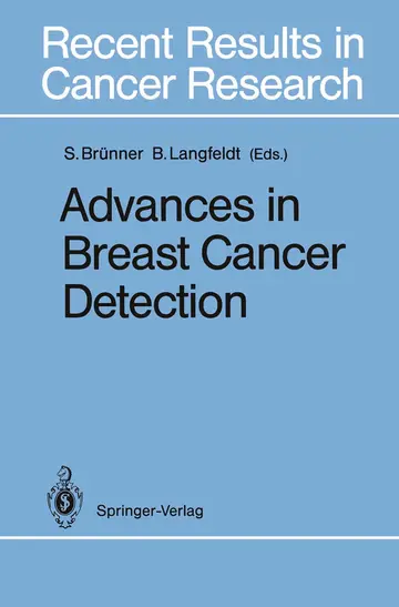 Cover of Advances in Breast Cancer Detection