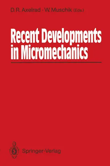 Cover of Recent Developments in Micromechanics