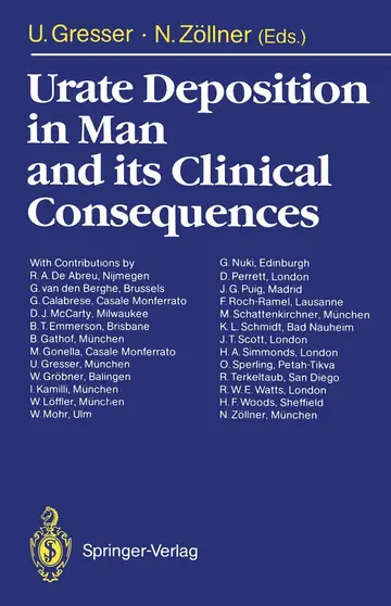 Cover of Urate Deposition in Man and Its Clinical Consequences