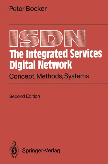 Cover of ISDN the Integrated Services Digital Network