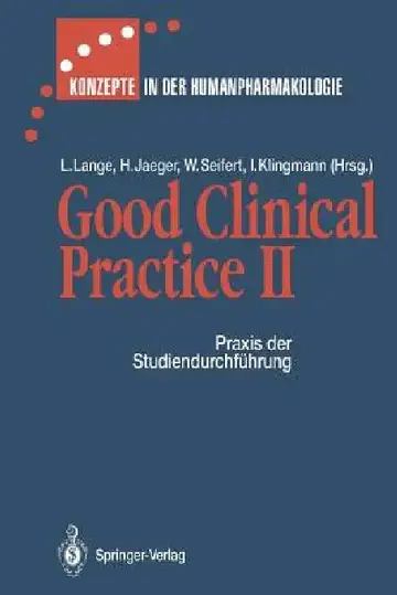 Cover of Good Clinical Practice II