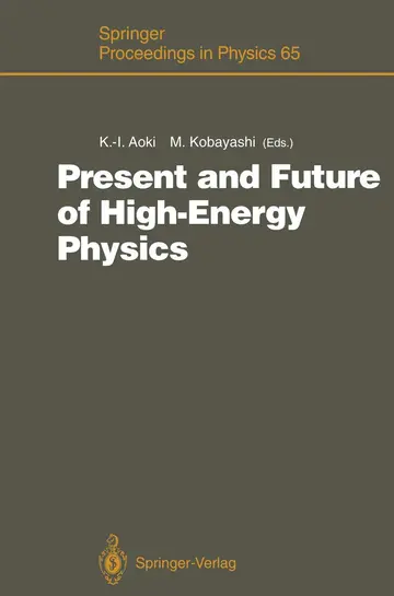 Cover of Present and Future of High-Energy Physics