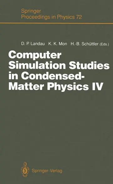 Cover of Computer Simulation Studies in Condensed-matter Physics IV