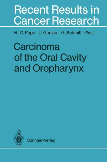 Cover of Carcinoma of the Oral Cavity and Oropharynx