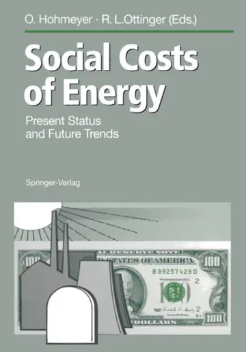 Cover of Social Costs of Energy