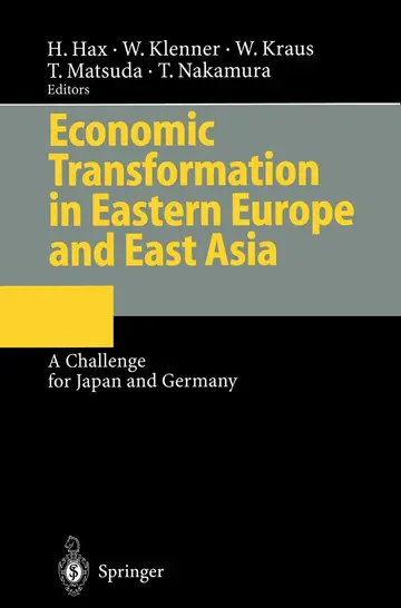 Cover of Economic Transformation in Eastern Europe and East Asia