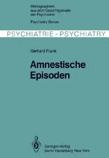 Cover of Amnestische Episoden