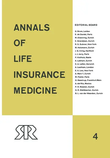 Cover of Annals of Life Insurance Medicine