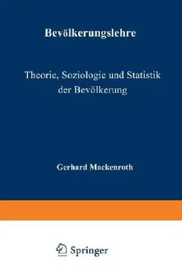 Cover of Bevölkerungslehre