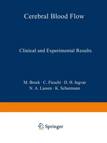 Cover of Cerebral Blood Flow
