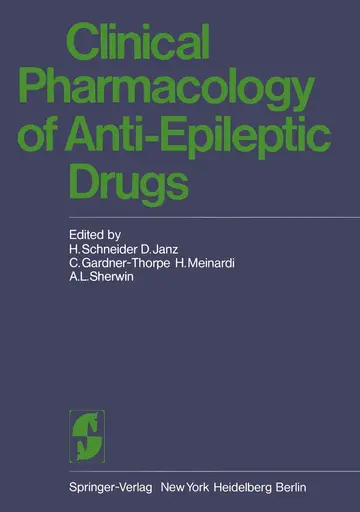 Cover of Clinical Pharmacology of Anti-Epileptic Drugs