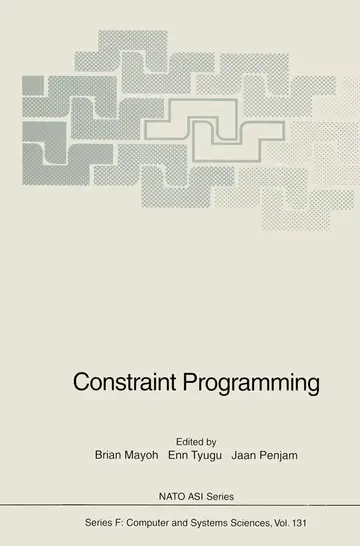 Cover of Constraint Programming