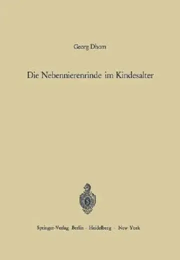 Cover of Die Nebennierenrinde Im Kindesalter