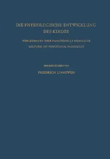 Cover of Die Physiologische Entwicklung Des Kindes
