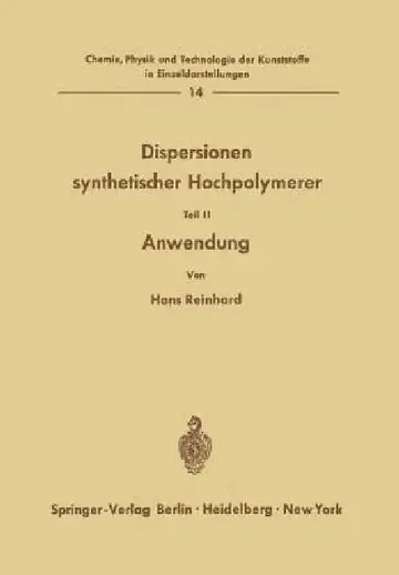 Cover of Dispersionen Synthetischer Hochpolymerer