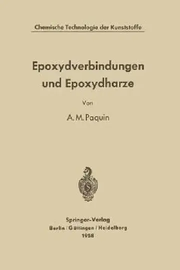Cover of Epoxydverbindungen Und Epoxydharze