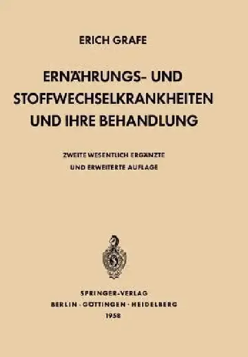Cover of Ernährungs- Und Stoffwechselkrankheiten Und Ihre Behandlung