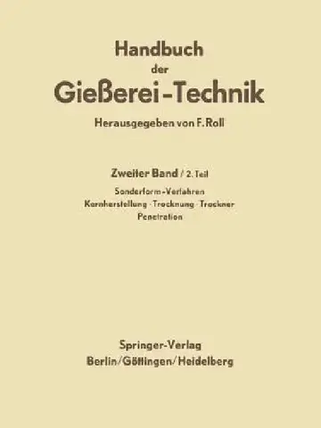 Cover of Handbuch Der Gießerei-Technik