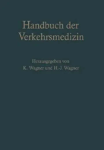 Cover of Handbuch Der Verkehrsmedizin