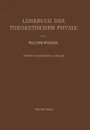 Cover of Lehrbuch Der Theoretischen Physik