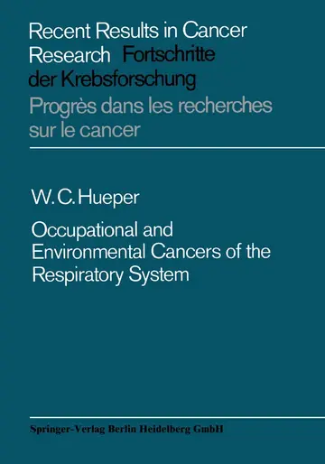 Cover of Occupational and Environmental Cancers of the Respiratory System
