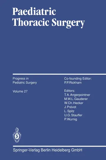 Cover of Paediatric Thoracic Surgery
