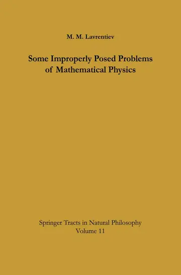 Cover of Some Improperly Posed Problems of Mathematical Physics