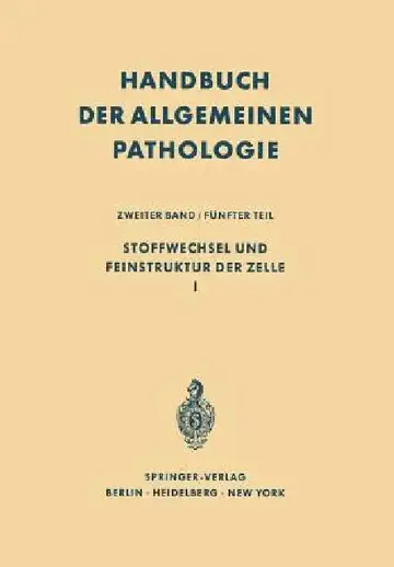 Cover of Stoffwechsel Und Feinstruktur Der Zelle I