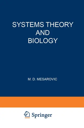 Cover of Systems Theory and Biology