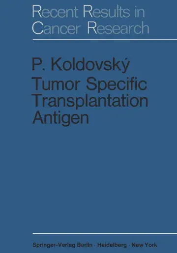 Cover of Tumor Specific Transplantation Antigen