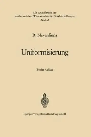 Cover of Uniformisierung